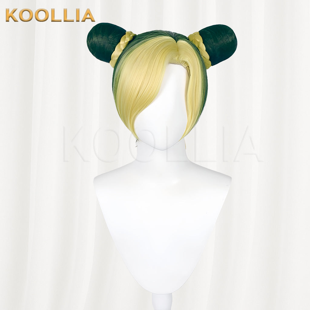JoJo's Bizarre Adventure Jolyne Cujoh Short/Long Mix Hair Basic Wig