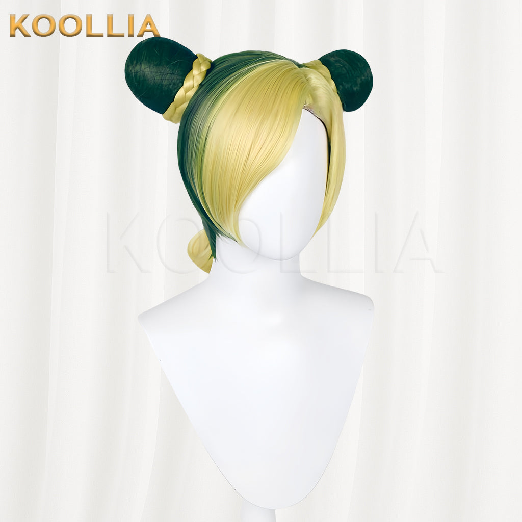 JoJo's Bizarre Adventure Jolyne Cujoh Short/Long Mix Hair Basic Wig