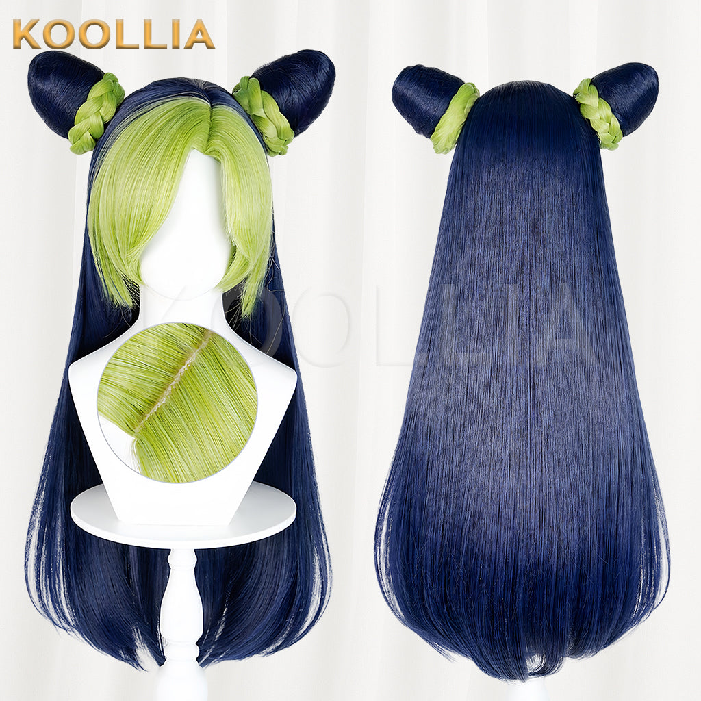 JoJo's Bizarre Adventure Jolyne Cujoh Short/Long Mix Hair Basic Wig