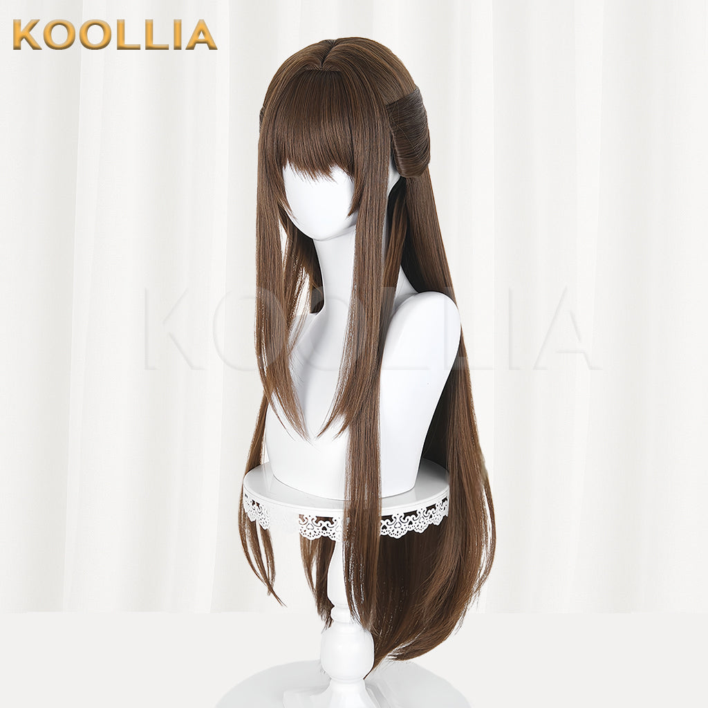 Dragon Raja Jormungandr Long Brown Hair Basic Wig