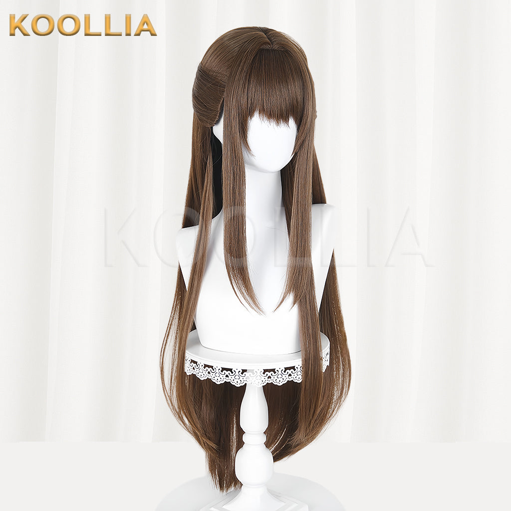 Dragon Raja Jormungandr Long Brown Hair Basic Wig