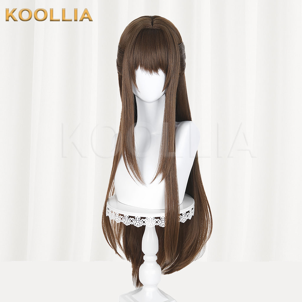 Dragon Raja Jormungandr Long Brown Hair Basic Wig