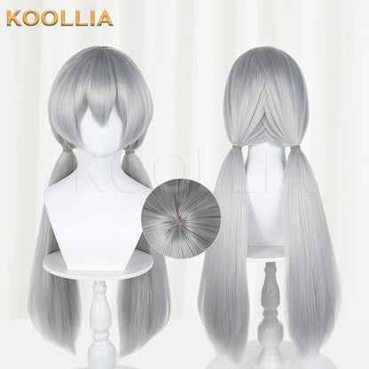 Zootopia Judith Laverne Hopps Long Sliver Hair Basic Wig