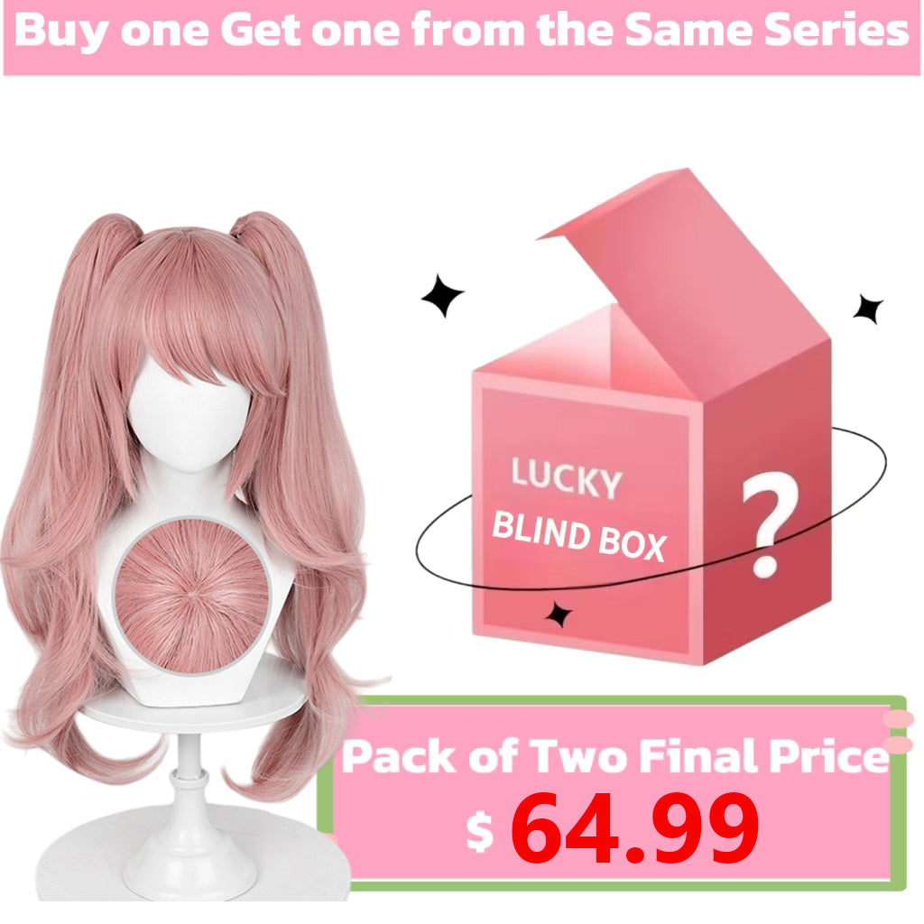 Danganronpa Enoshima Junko Long Pink Hair Basic Wig