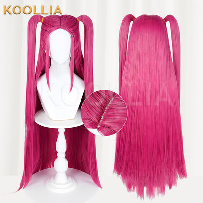 KPop Demon Hunters Mira Long Pink Hair Basic Wig  KOOLLIA