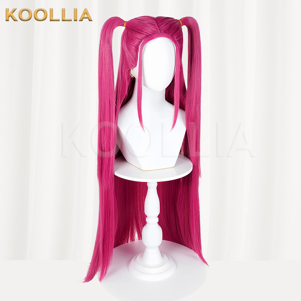 KPop Demon Hunters Mira Long Pink Hair Basic Wig  KOOLLIA