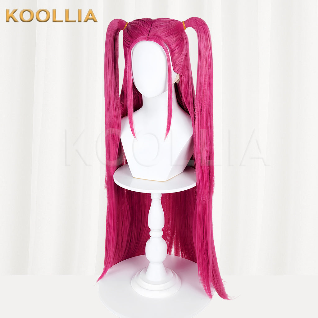 KPop Demon Hunters Mira Long Pink Hair Basic Wig  KOOLLIA