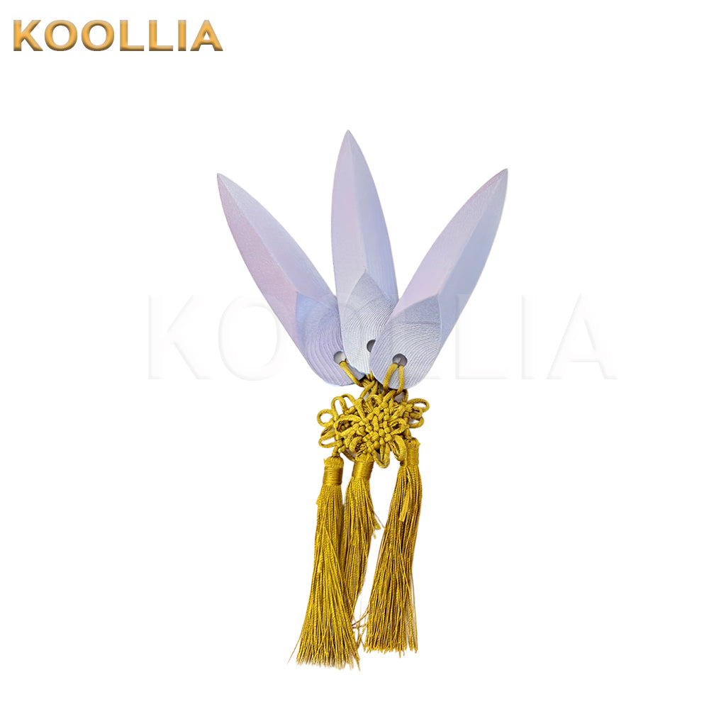 KPop Demon Hunters Zoey Short Black Hair Basic Wig Darts Three KOOLLIA