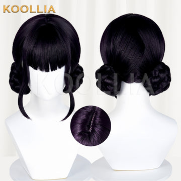 KPop Demon Hunters Zoey Short Black Hair Basic Wig Wig KOOLLIA