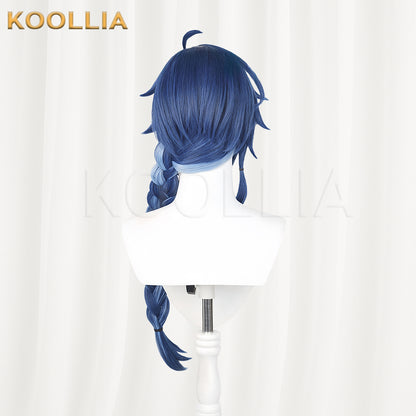 Genshin Impact Kaeya Alberich Long Blue Hair Basic Wig