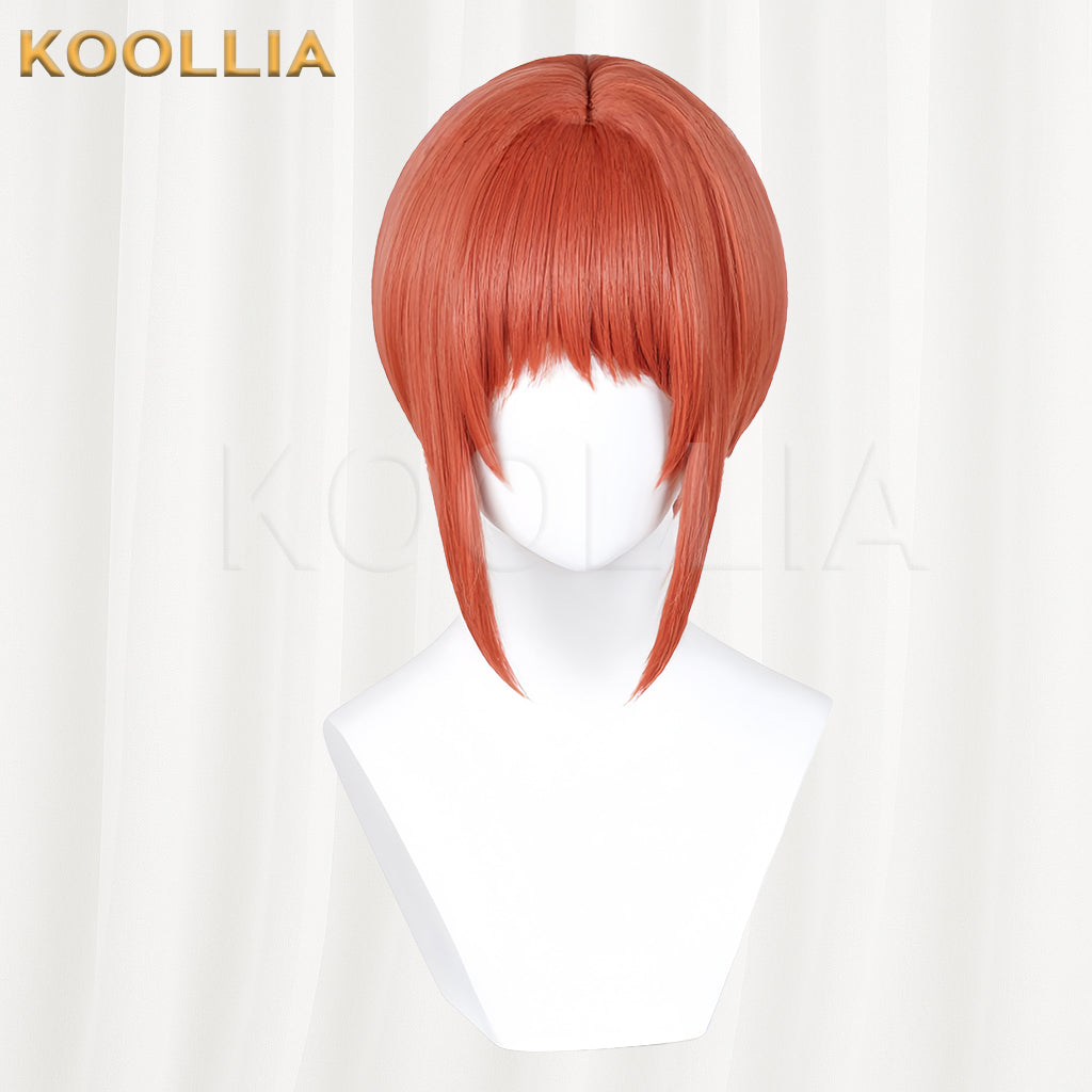 Gintama Kagura Short Orange-red Hair Basic Wig