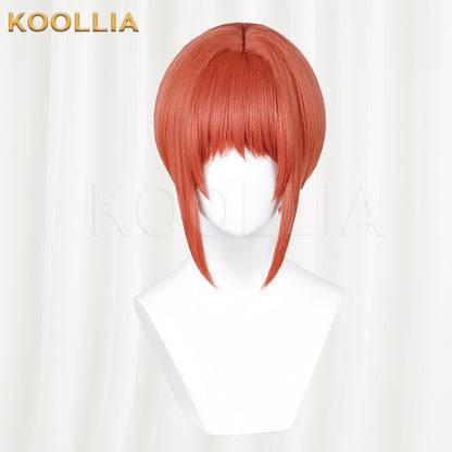 Gintama Kagura Short Orange-red Hair Basic Wig