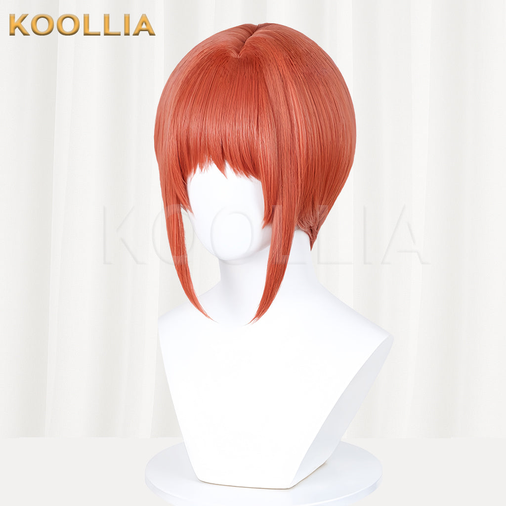Gintama Kagura Short Orange-red Hair Basic Wig