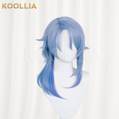Genshin Impact Kamisato Ayato Long Blue Hair Basic Wig