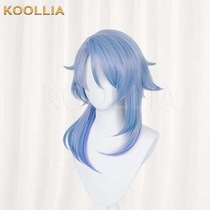 Genshin Impact Kamisato Ayato Long Blue Hair Basic Wig