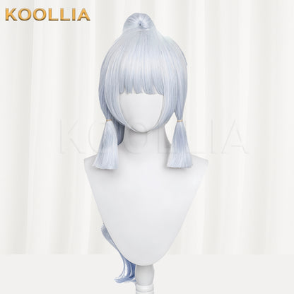 Genshin Impact Kamisato Ayaka Blue Long Hair Basic Wig