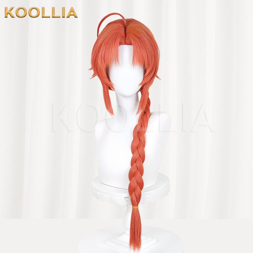 Gintama Kamui Long Orange-red Hair Basic Wig