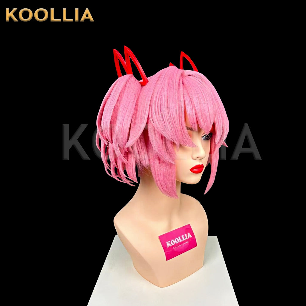 Puella Magi Madoka Magica Kaname Madoka Short Pink Hair Styled Basic Wig