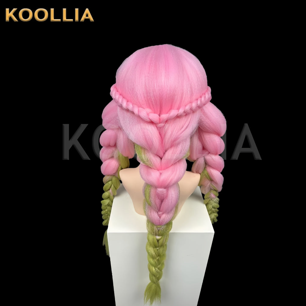 Demon Slayer Kanroji Mitsuri Long Mix Hair Styled Basic Wig