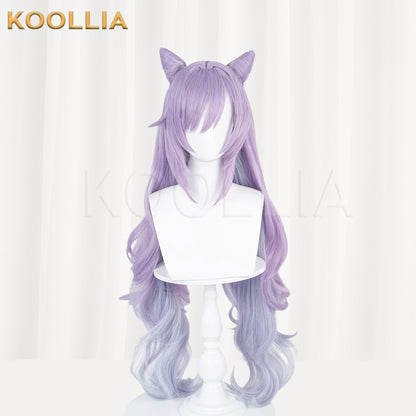 Genshin Impact Keqing Long Purple Hair Basic Wig