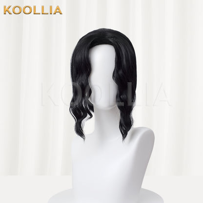 Demon Slayer Kibutsuji Muzan Short Black Hair Basic Wig