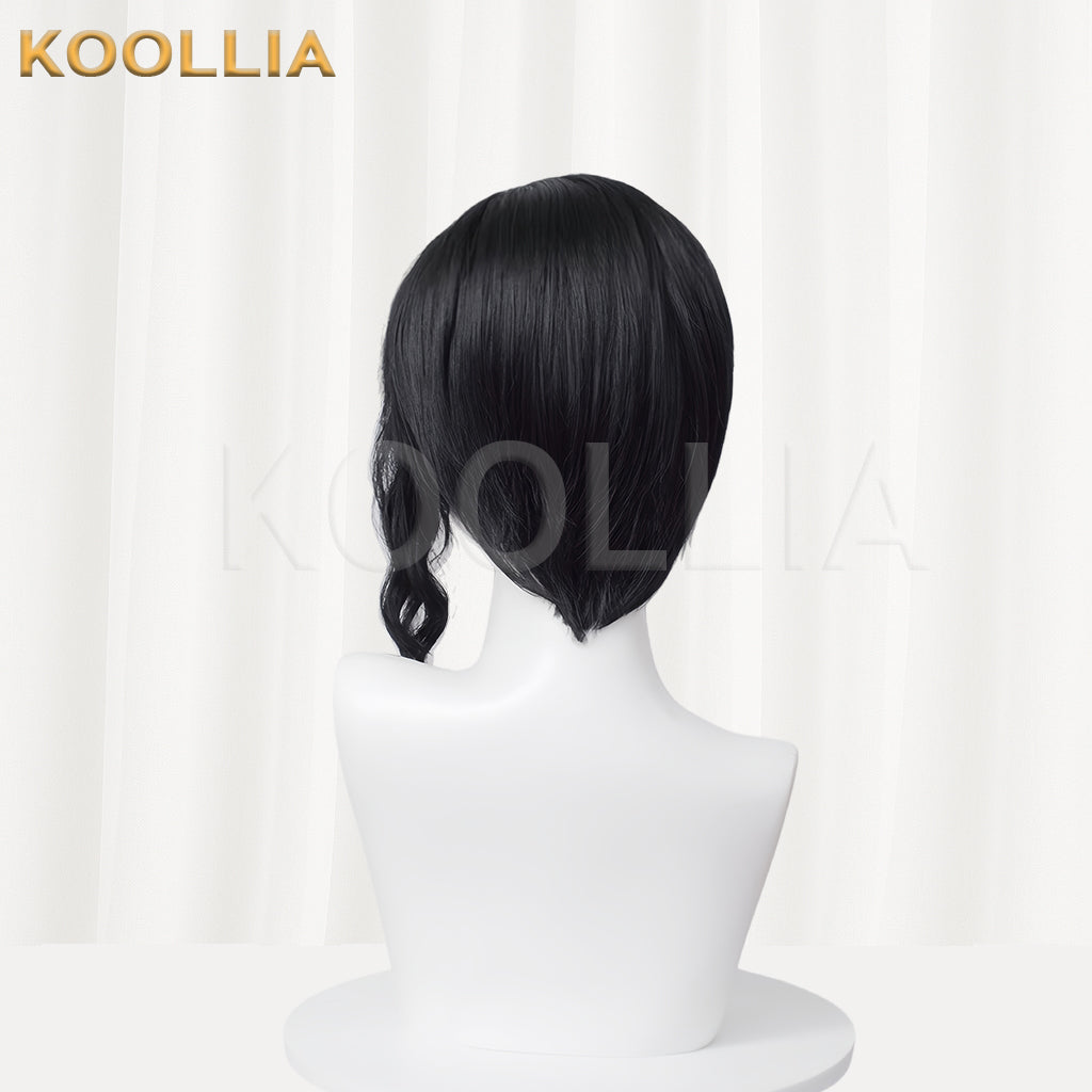 Demon Slayer Kibutsuji Muzan Short Black Hair Basic Wig