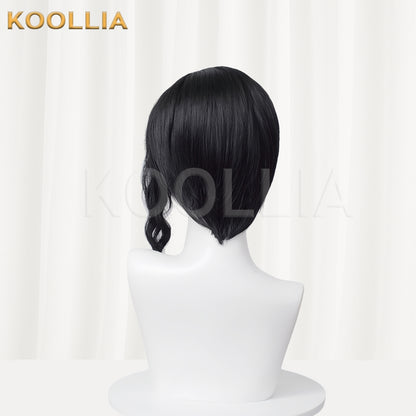 Demon Slayer Kibutsuji Muzan Short Black Hair Basic Wig