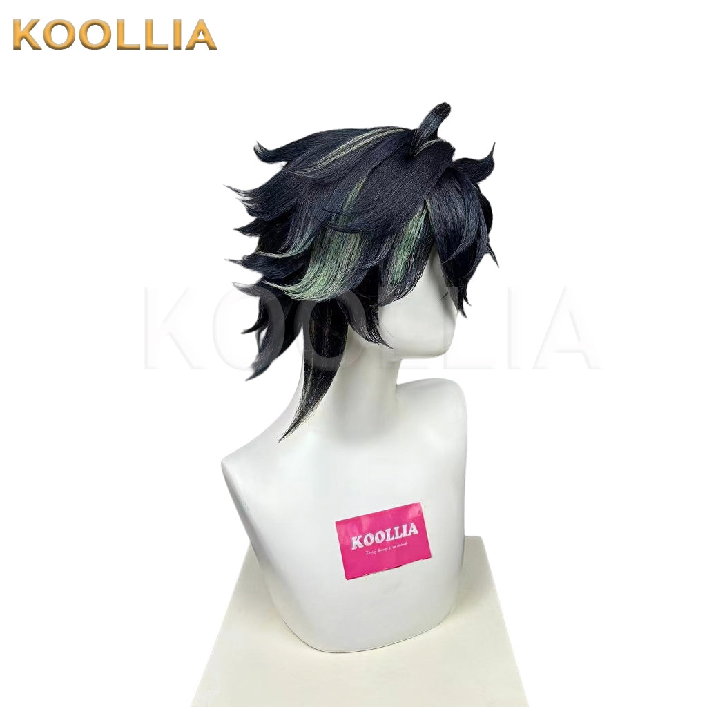 Genshin Impact Kinich Short Mix Hair Styled Basic Wig