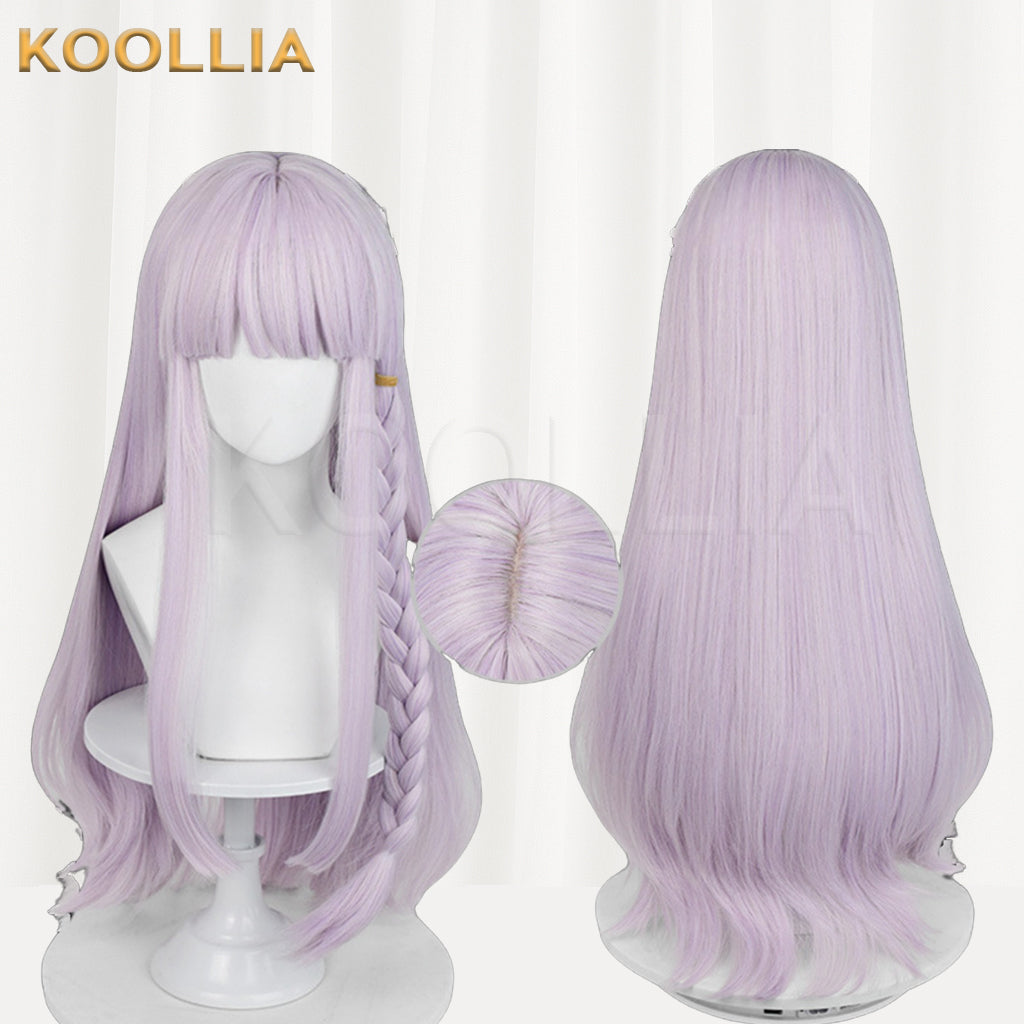 Danganronpa Kirigiri Kyoko Long Light Purple Hair Basic Wig