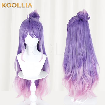 Overwatch 2 Kiriko Long Mix Hair Basic Wig Multi-angle Display by koollia