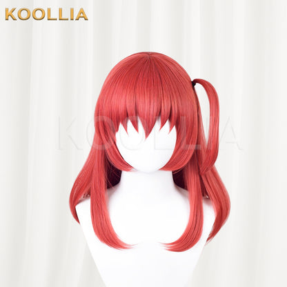 Bocchi The RockV Kita Ikuyo Long Red Hair Basic Wig