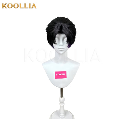 Demon Slayer Kochou Kanae Long Black Hair Styled Basic Wig