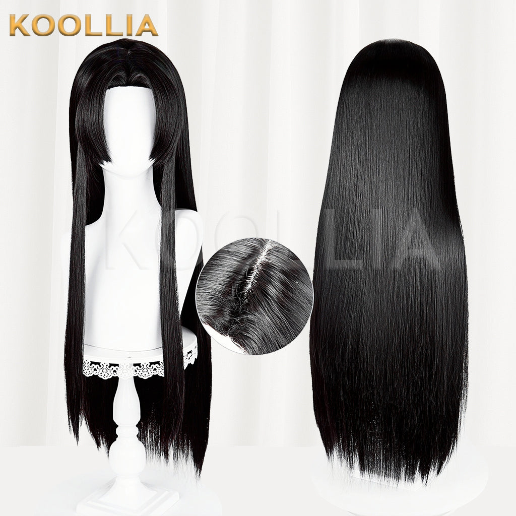 Demon Slayer Kochou Kanae Long Black Hair Basic Wig