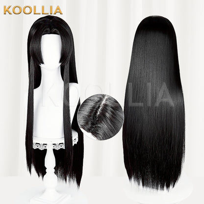 Demon Slayer Kochou Kanae Long Black Hair Basic Wig