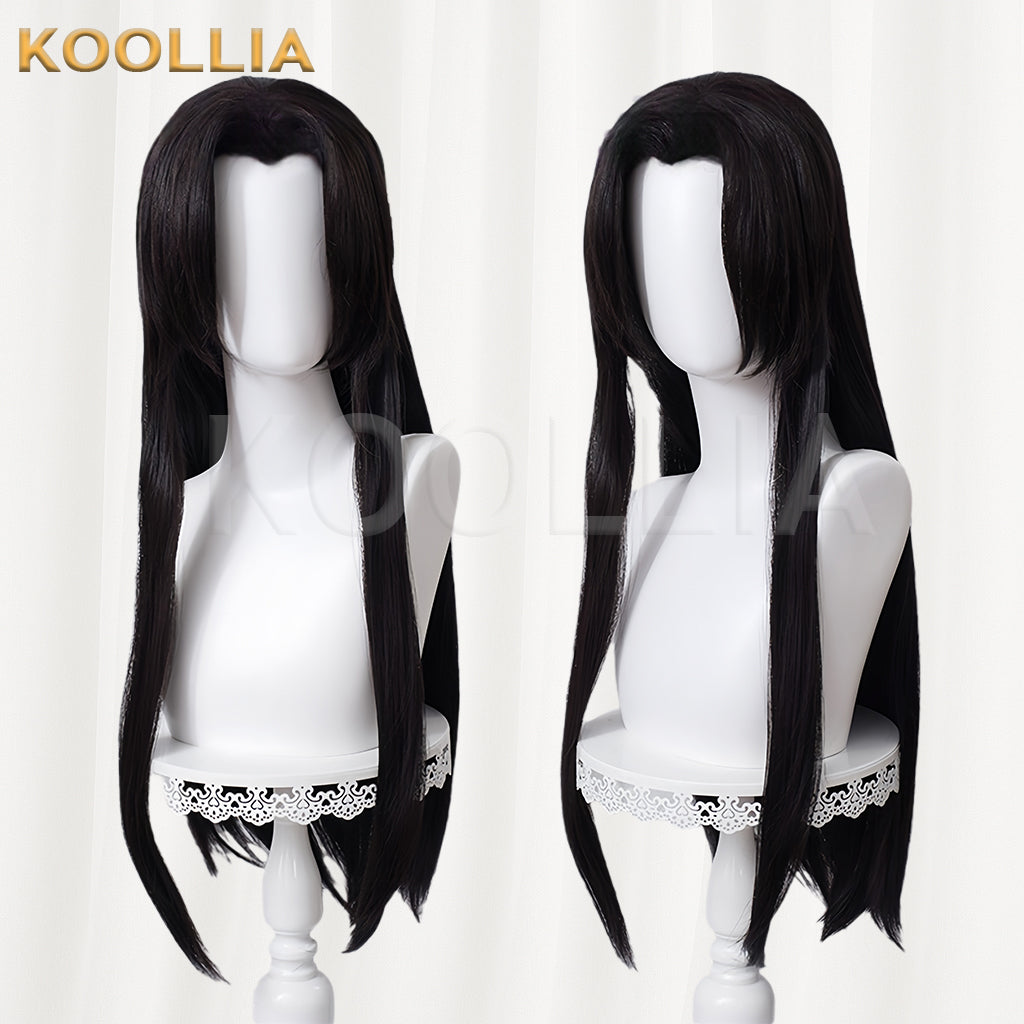 Demon Slayer Kochou Kanae Long Black Hair Basic Wig