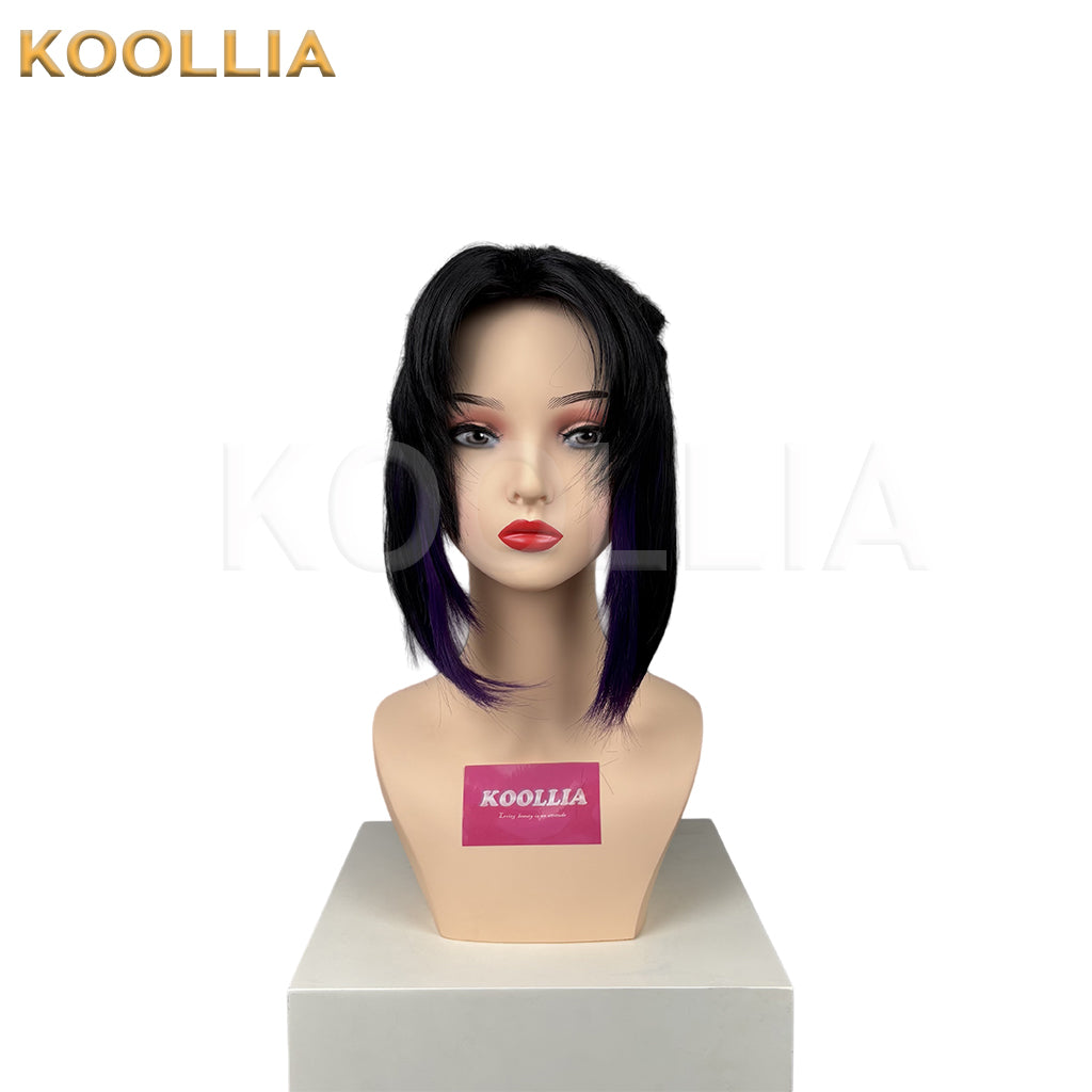 Demon Slayer Kochou Shinobu Short Mix Hair Styled Basic Wig
