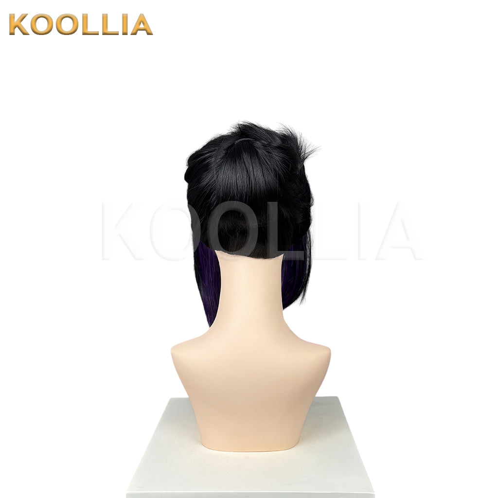 Demon Slayer Kochou Shinobu Short Mix Hair Styled Basic Wig