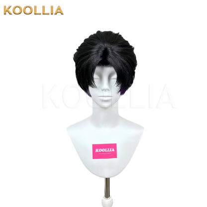 Demon Slayer Kochou ShinobuKo Short Black Hair Styled Basic Wig