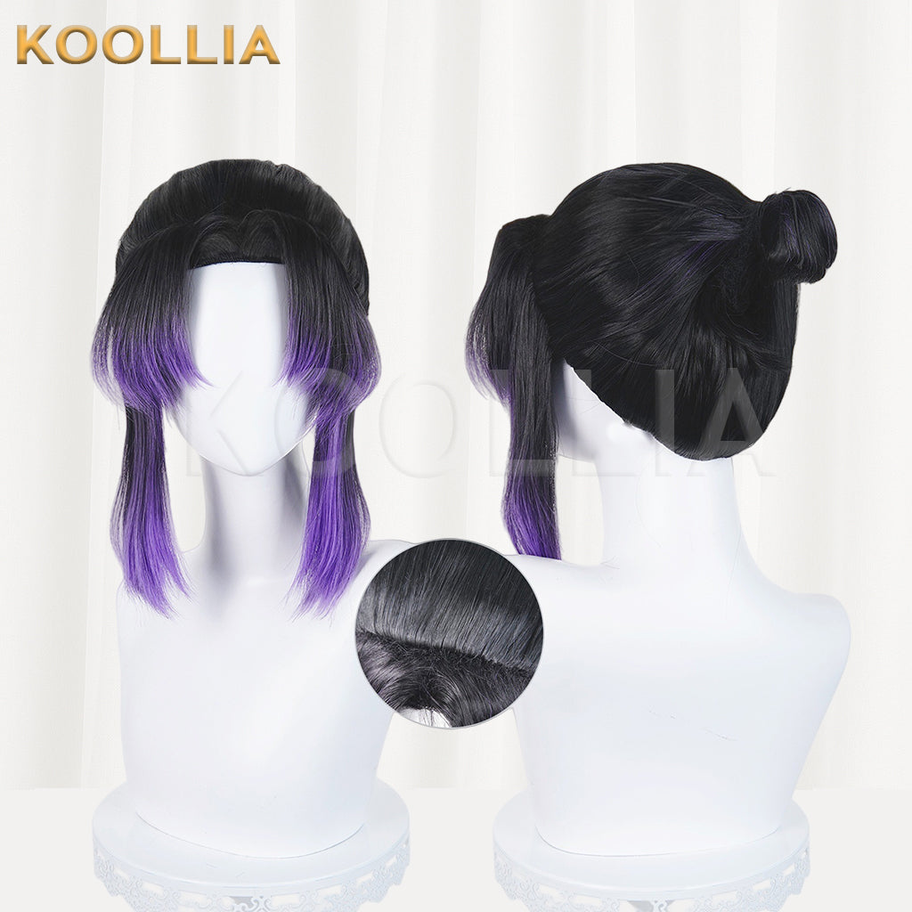 Demon Slayer Kochou Shinobu Kurze Mix Haar Basic Perücke