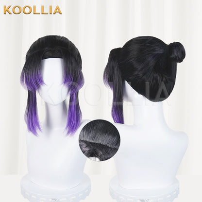 Demon Slayer Kochou Shinobu Kurze Mix Haar Basic Perücke