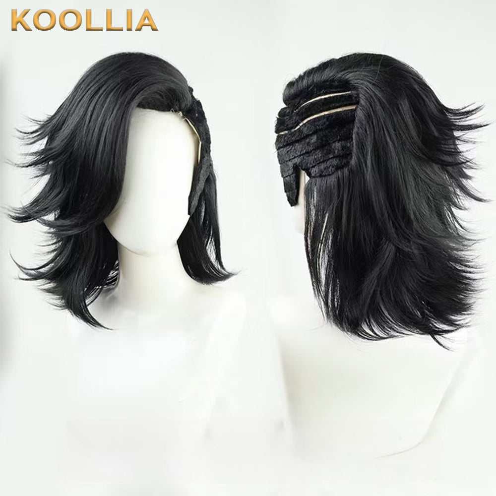 Tokyo Revengers Kokonoi Haijme Short Black Hair Basic Wig