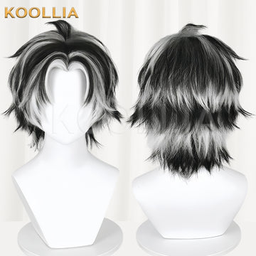 Haikyuu Kotaro Bokuto Short Mix Hair Basic Wig - KOOLLIA