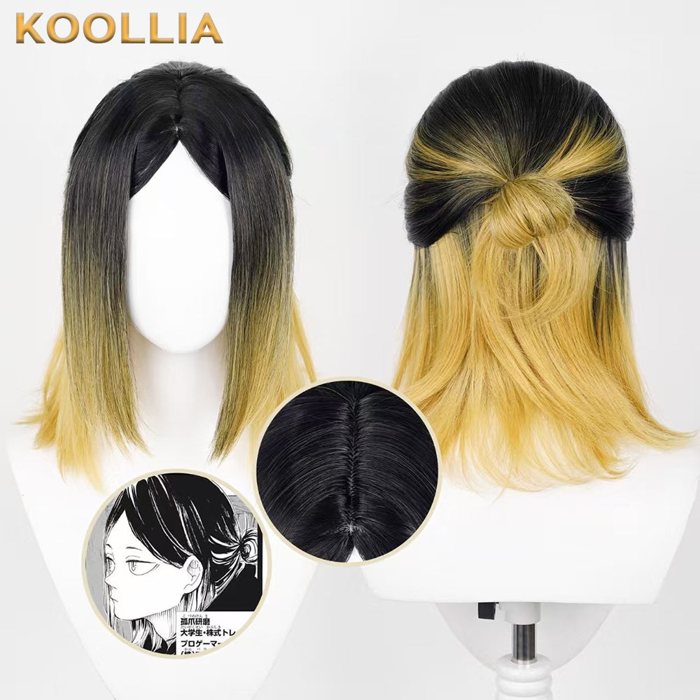 Haikyuu Kozume Kenma [Short, Long] Yellow with Black Hair Basic Wig