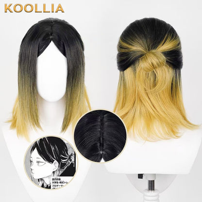 Haikyuu Kozume Kenma [Short, Long] Yellow with Black Hair Basic Wig