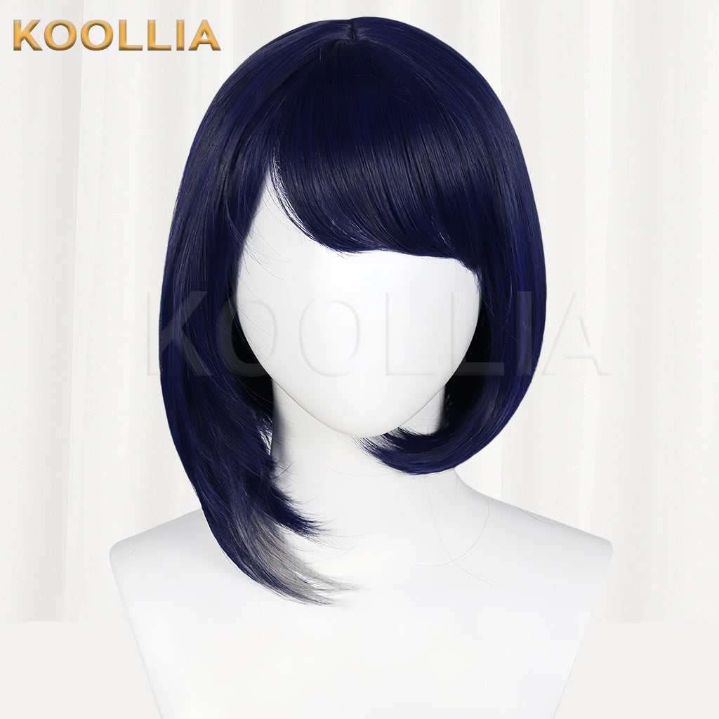 Genshin Impact Kujou Sara Short Purple Hair Basic Wig