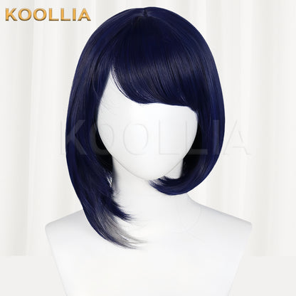 Genshin Impact Kujou Sara Short Purple Hair Basic Wig