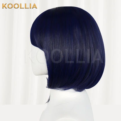 Genshin Impact Kujou Sara Short Purple Hair Basic Wig
