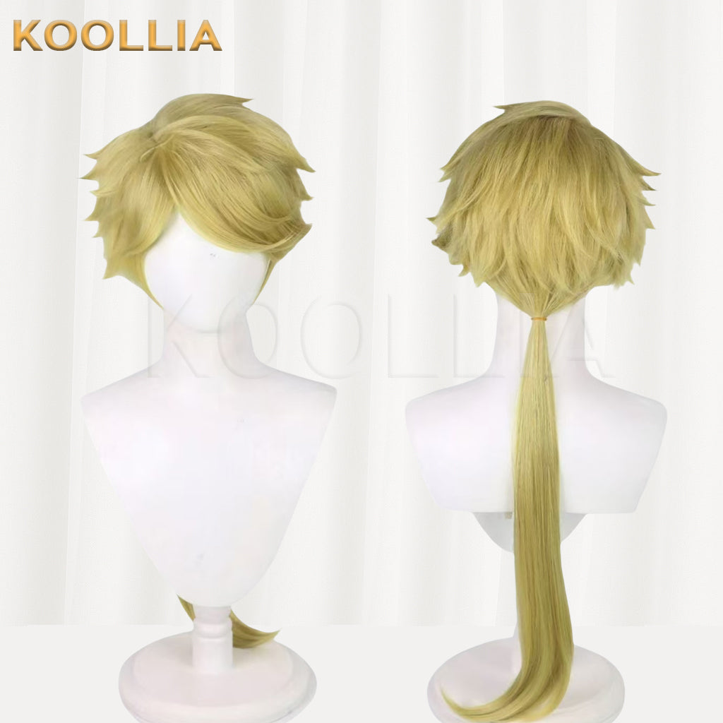 Bungo Stray Dogs Kunikida Doppo Long Yellow Hair Basic Wig