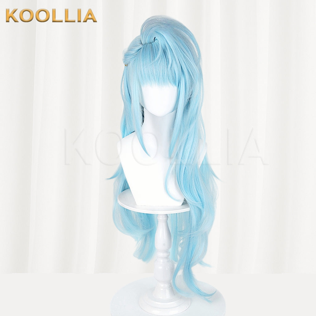 Path to Nowhere L.L. Long Blue Hair Basic Wig
