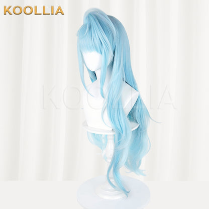 Path to Nowhere L.L. Long Blue Hair Basic Wig